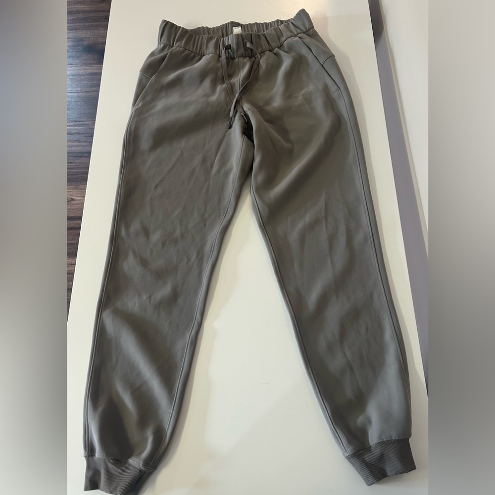 lululemon athletica Olive-Taupe Drawstring Joggers